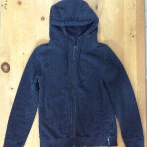 Heavyweight Streetwear Premium Black Hoodie – Size M